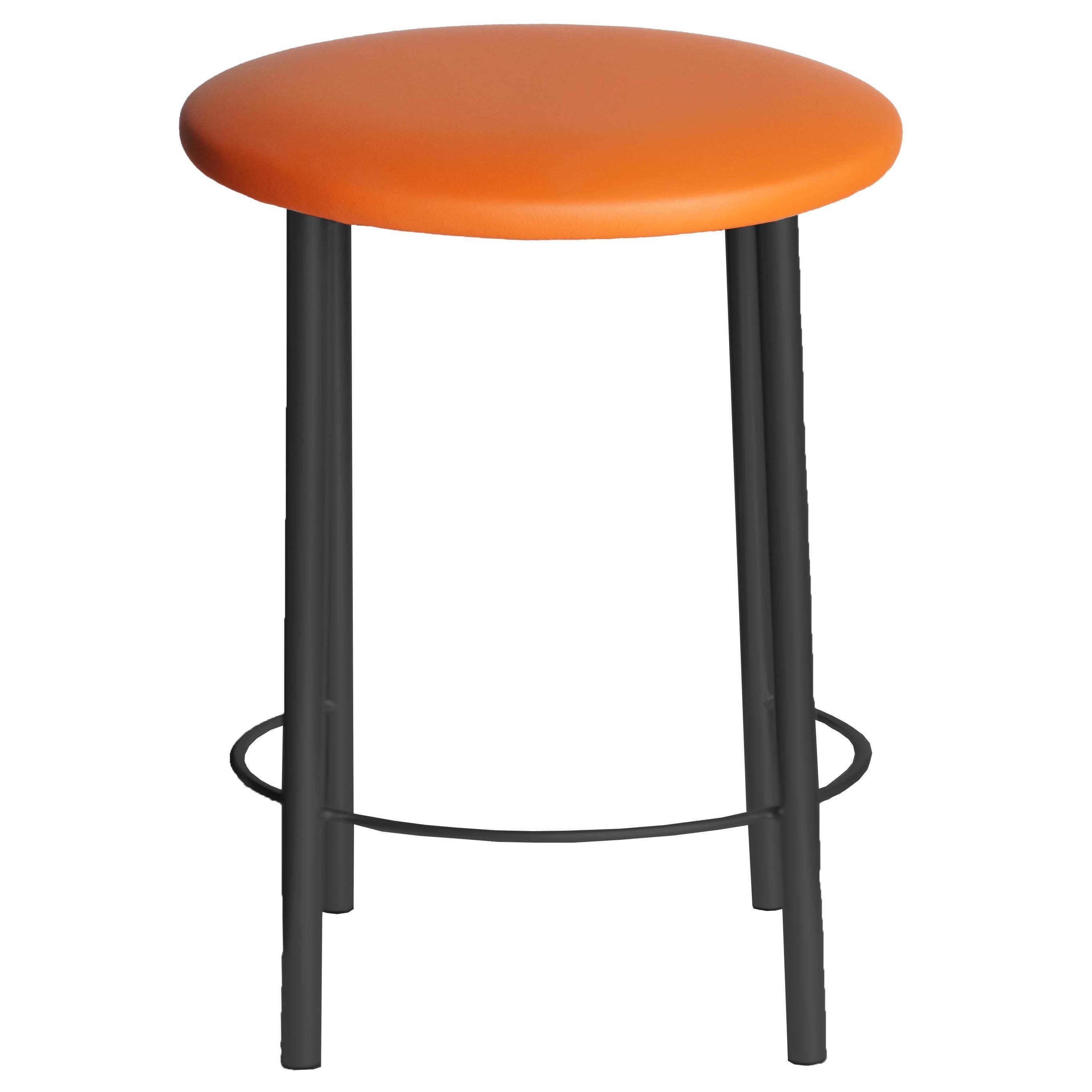 Полубарный табурет Марко кожзаменитель Оранжевый (U26041-03)