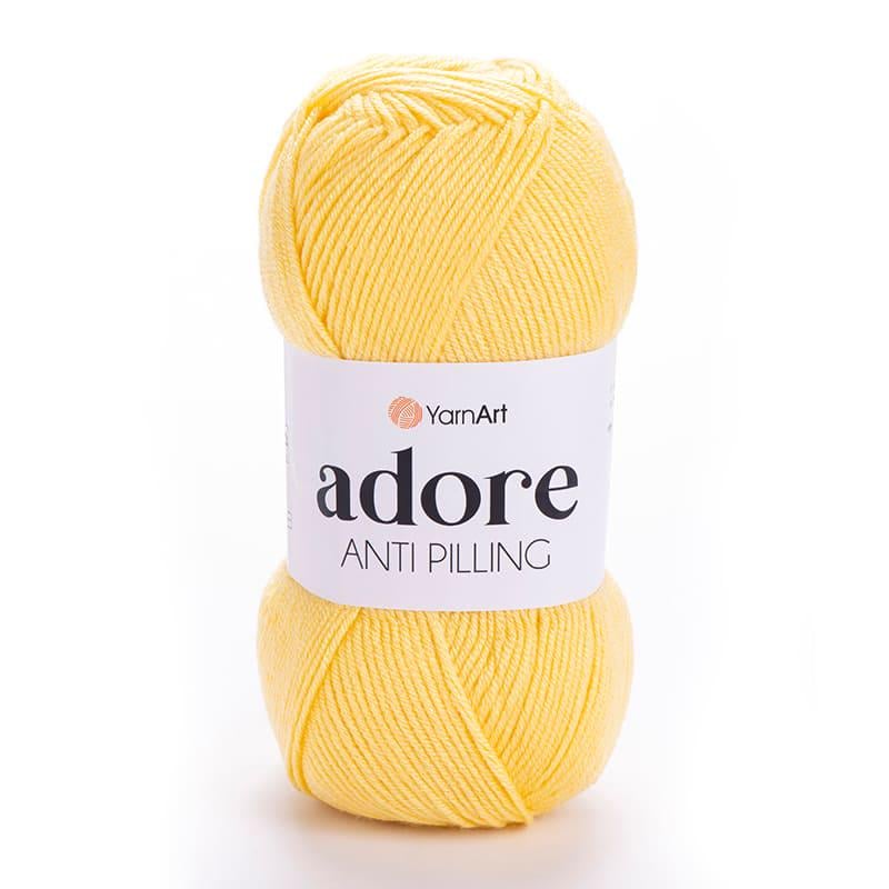 Пряжа YarnArt Adore 332 Желтый