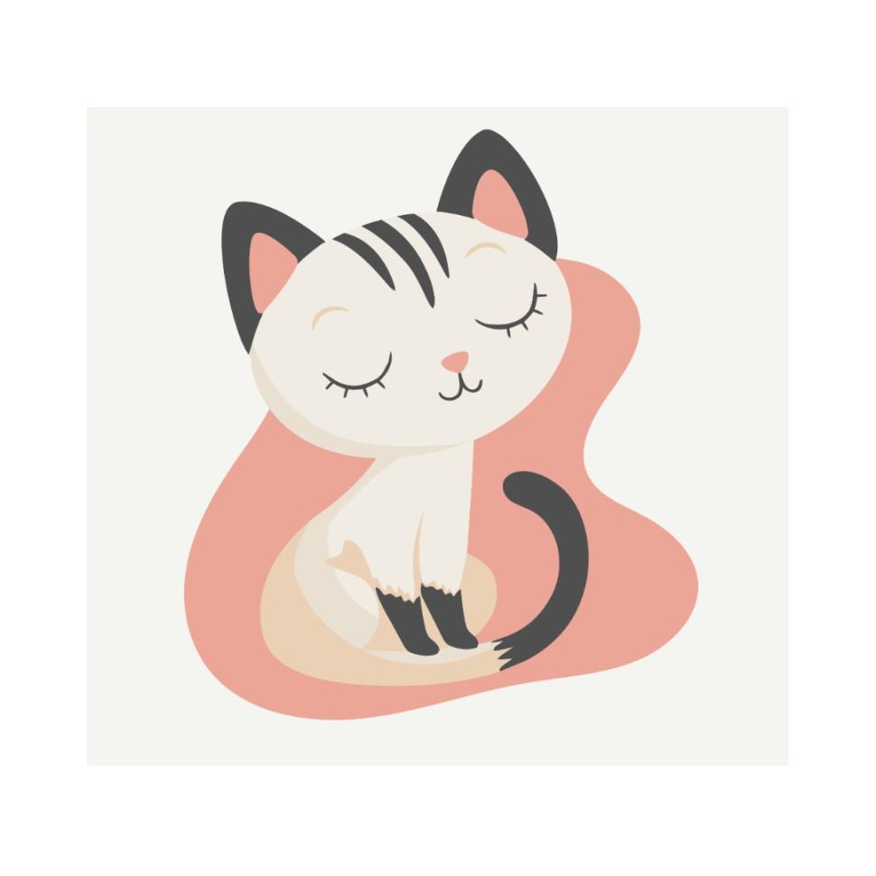 Роспись на холсте Brushme Котенок 20х20 см (MBS029) Роспись на холсте Brushme Котенок 20х20 см (MBS029)