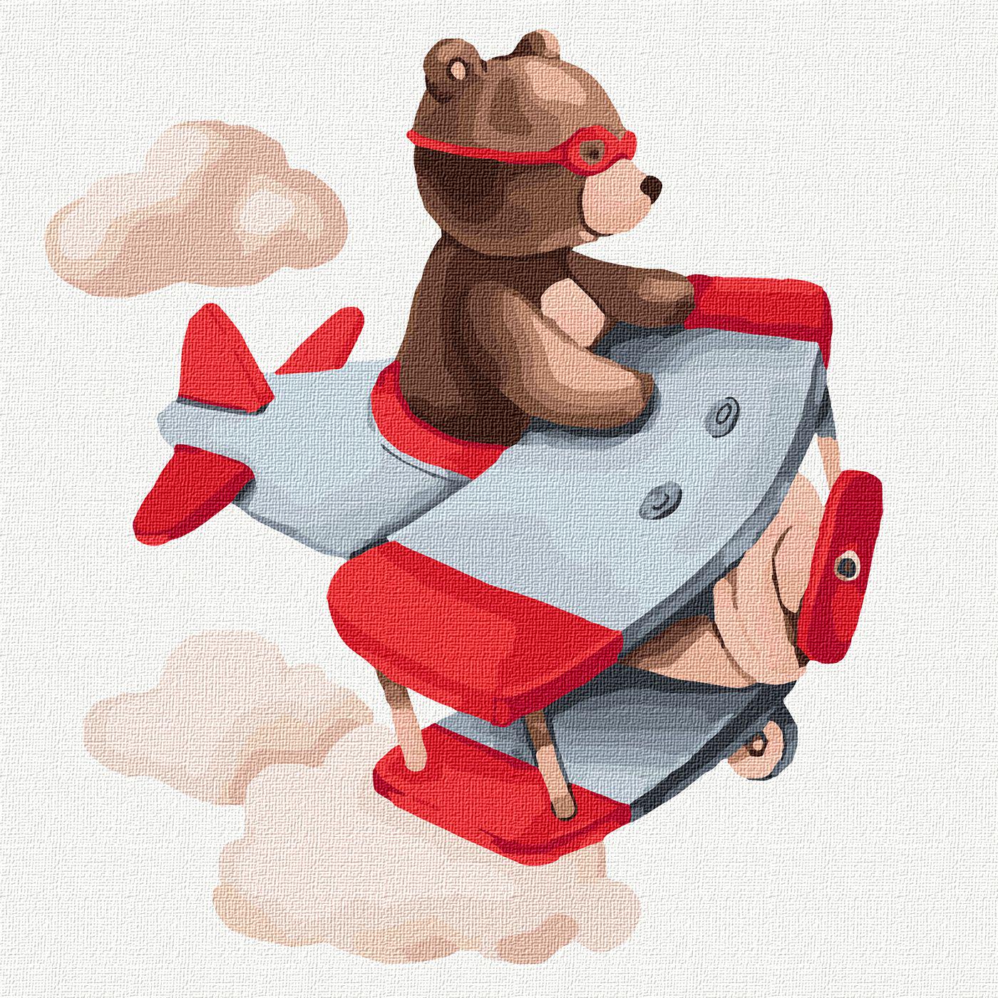 Картина по номерам Идейка Путешествуя небом 30x30 см (Id-KHO2343)