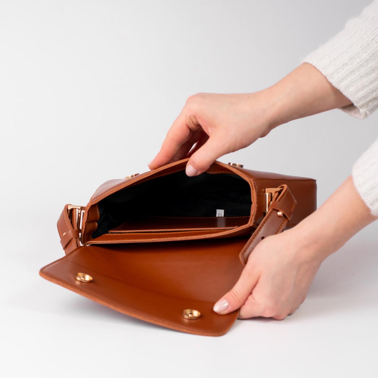 Сумка жіноча багет XENIA № 26-24 Рудий - фото 2 Сумка жіноча багет XENIA № 26-24 Рудий - фото 2