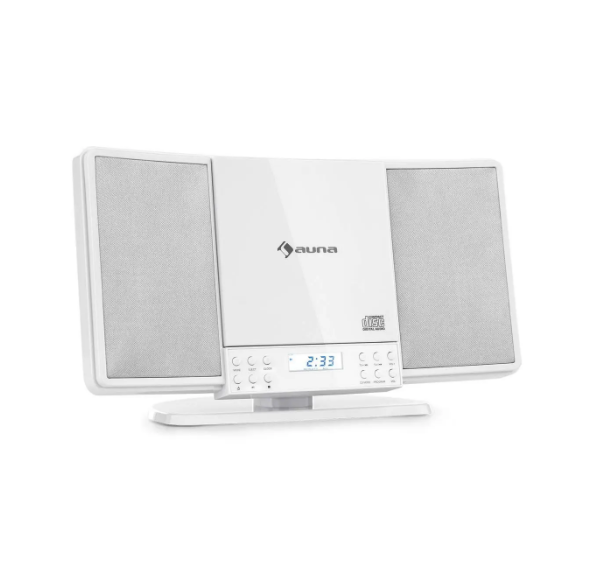 Мультимедийная стереосистема Auna V14 с цифровым радио DAB+/FM/CD-плеером Белый (10033181)