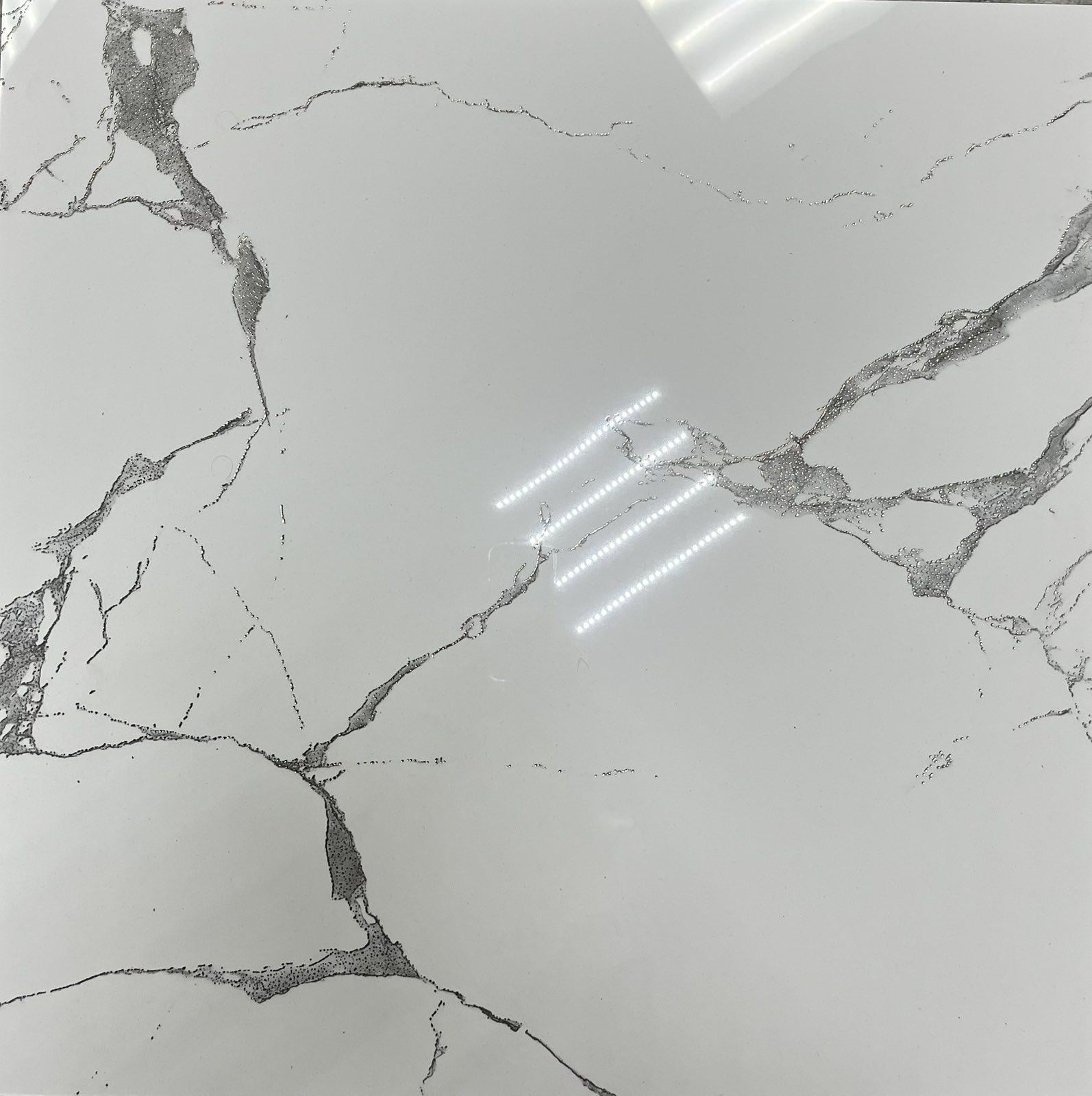 Плитка універсальна EXCLUSIVE JS6020 SILVER CRACK MARBLE 60х60 см (21672)
