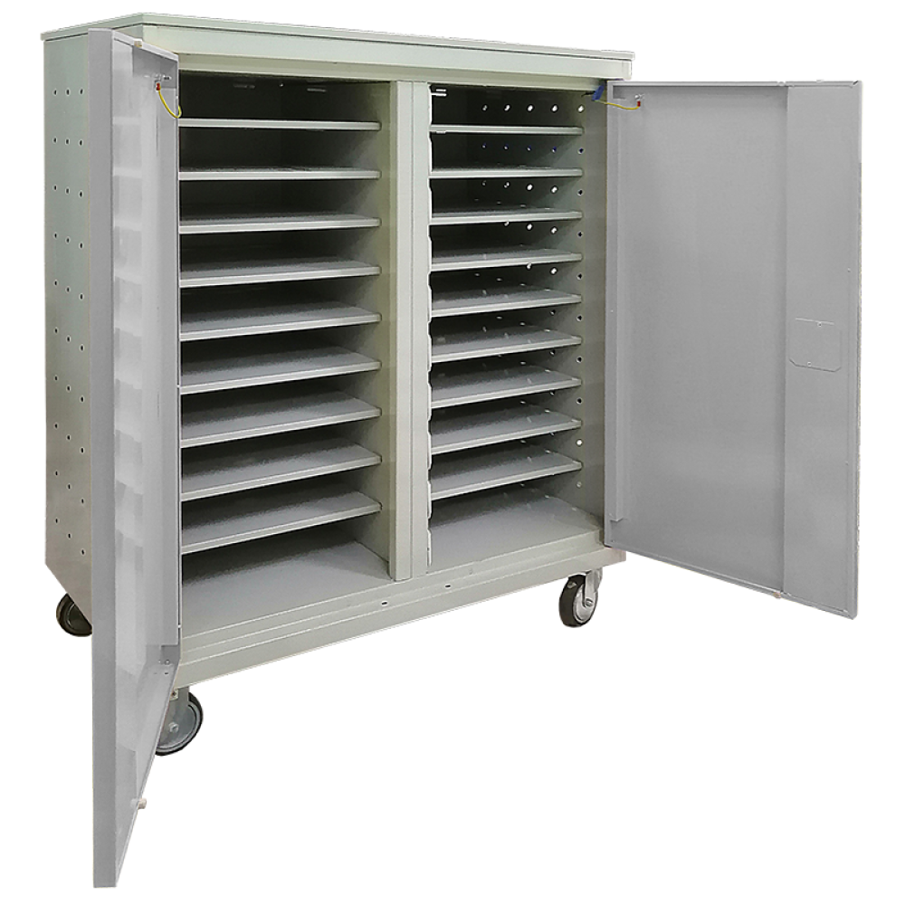 Шкаф для хранения ноутбуков WNL 210 Мобильный на колесах 1250х920х500 мм (WNL 210)