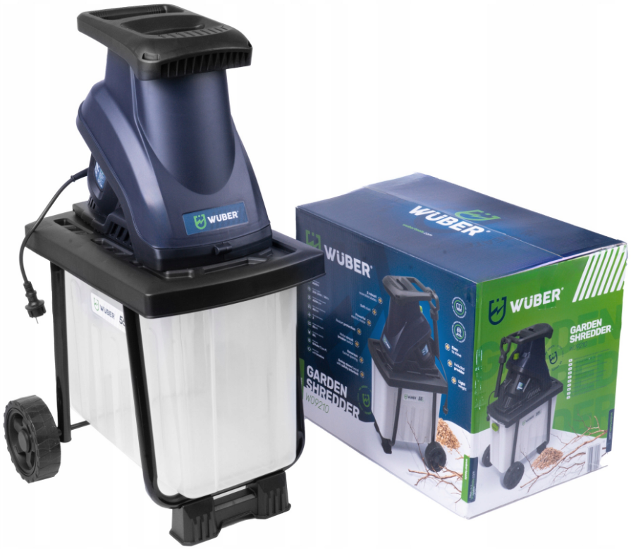 Измельчитель веток электрический Wuber 3000 Вт 55 л - фото 2 Измельчитель веток электрический Wuber 3000 Вт 55 л - фото 2