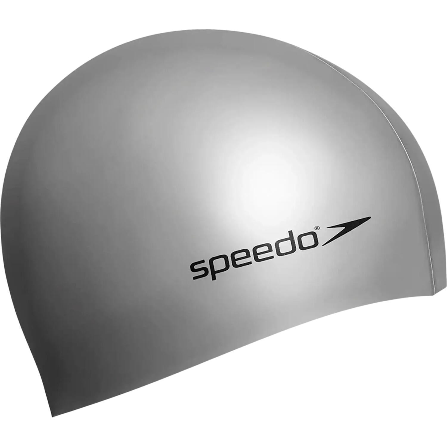 Шапочка для плавання Speedo FLAT SILICONE CAP AU Срібний (8-709911181)