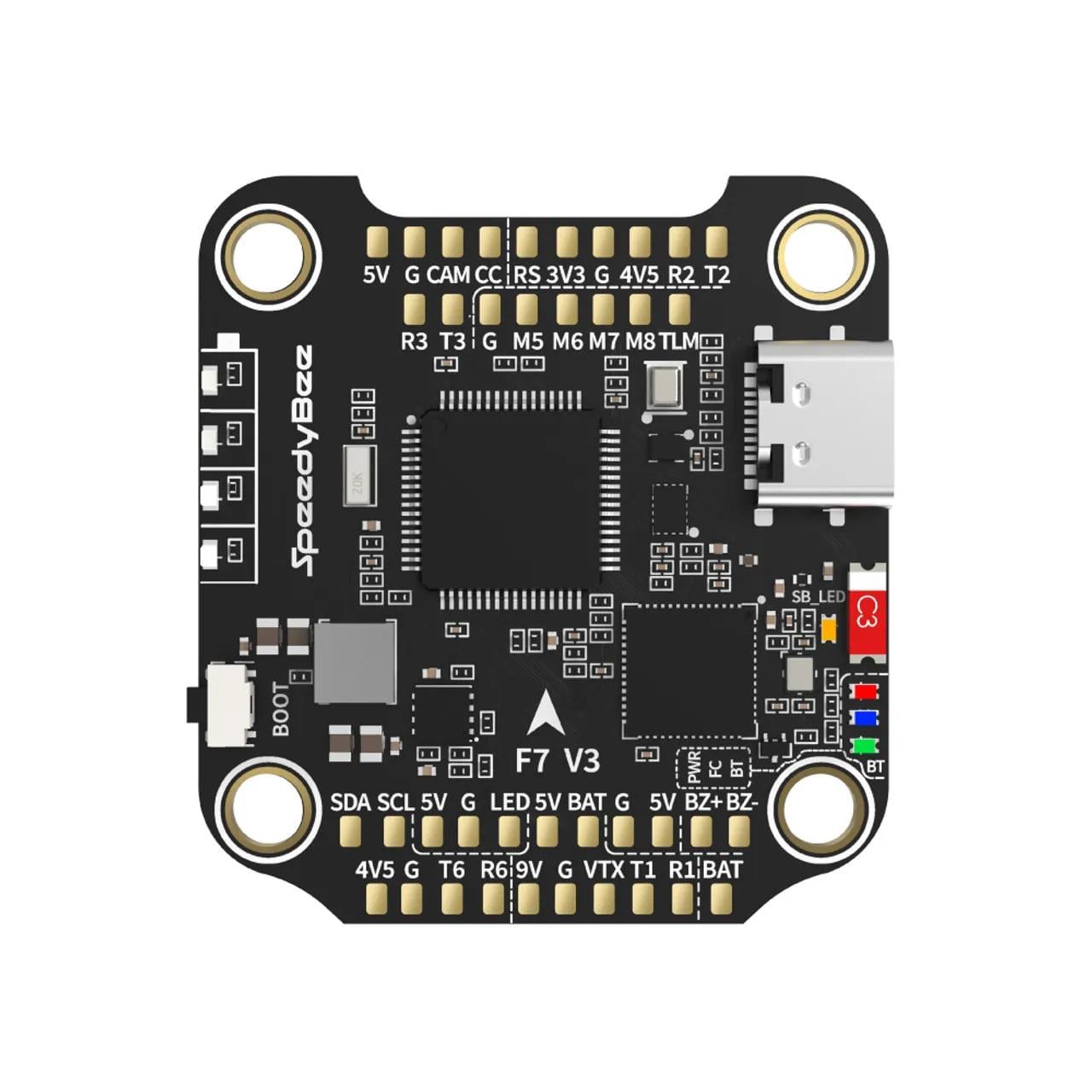 Полетный контроллер SpeedyBee F722 V3 BMI270 Wi-Fi/Bluetooth для FPV-дронов (00-00029032)