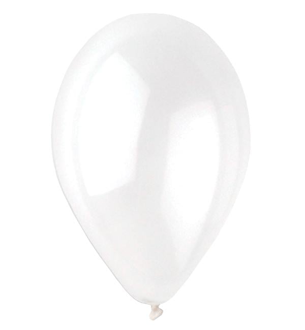Повітряні кульки Crystal натуральний латекс 25 см 10 шт. (514123)