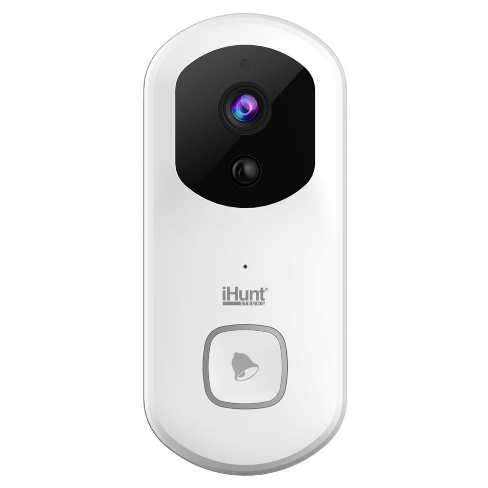 Домофон умный с камерой iHunt Smart Doorbell WI-FI White (00681)