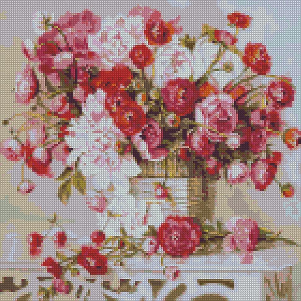 Алмазная мозаика Идейка Букет воспоминаний 40x40 см (AMO7052)