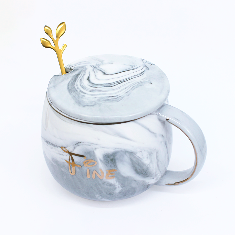 Сувенірний набір Lesko A27 чашка/ложка Light Gray (1558104604)