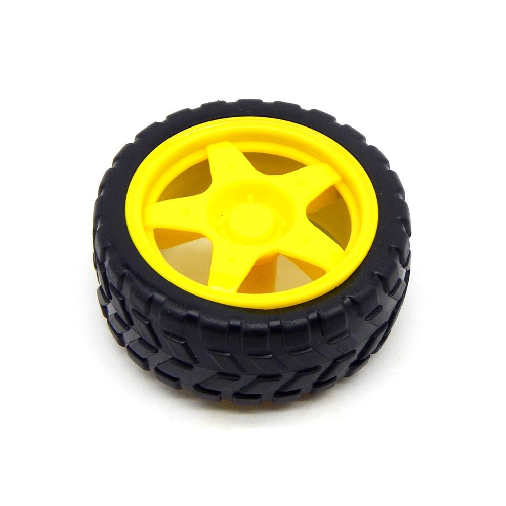 Колесо широке Arduino робототехніка 66х27 мм