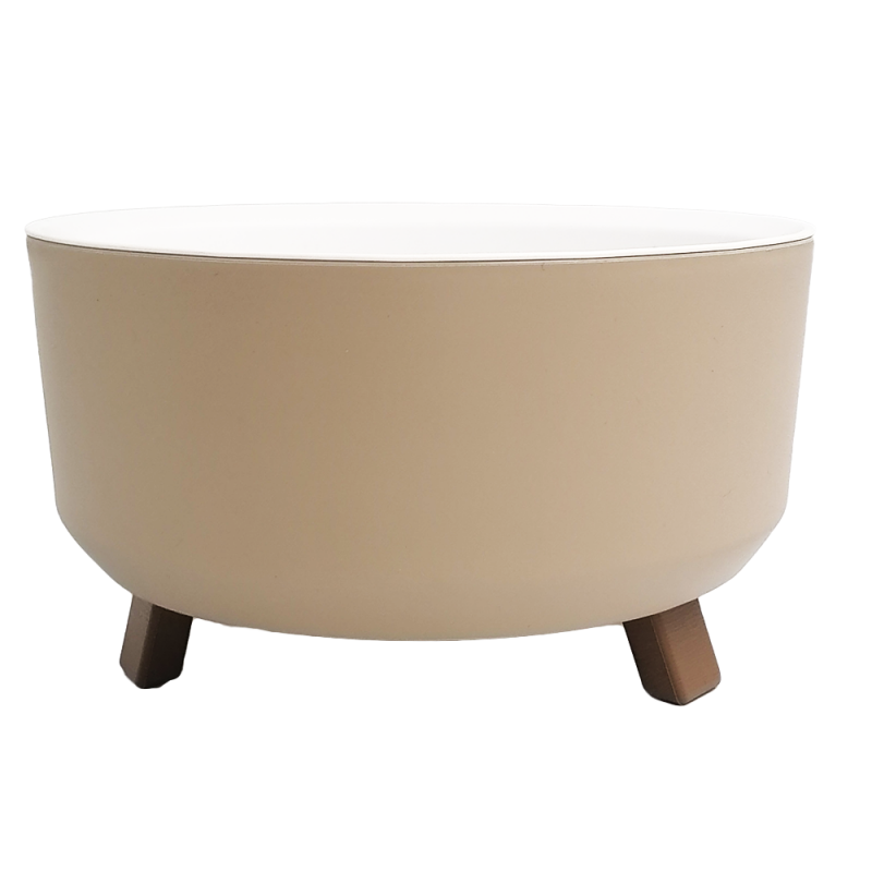 Горшок для цветов Serinova Tripot 1,3 л Бежевый