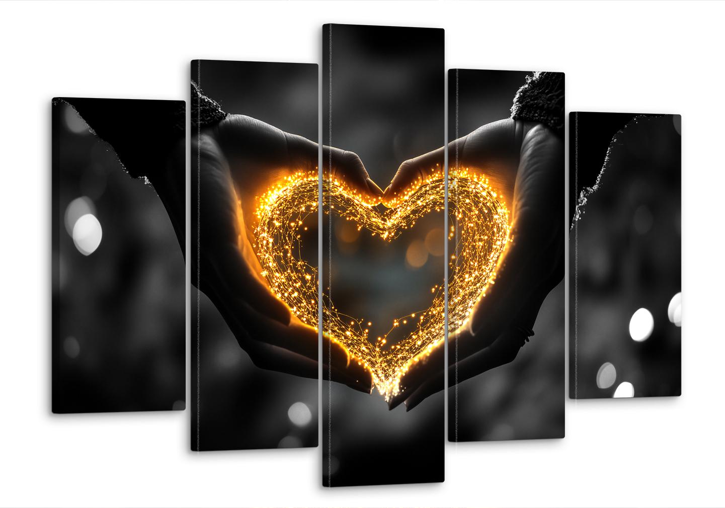 Картина модульная MAKO огонь любви 80x125 см (MK50505)