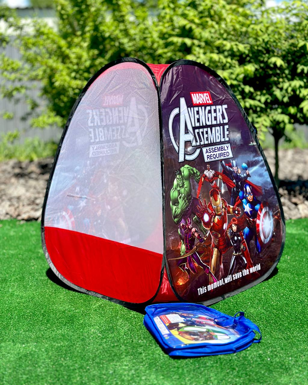 Палатка детская игровая Bambi 606-104D Герои в сумке (2206134076)