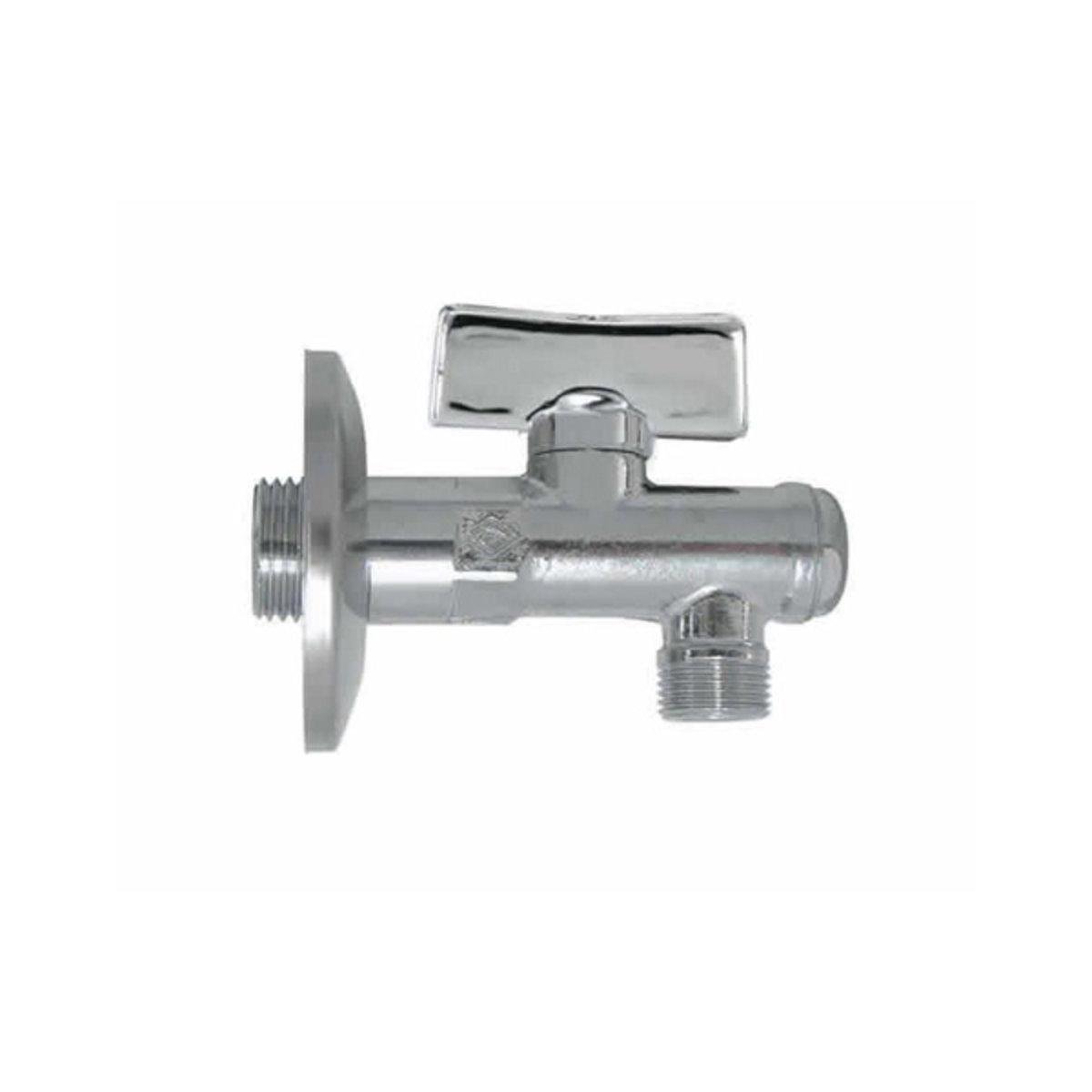 Кран приборный шаровый угловой Bugatti с фильтром 1/2x1/2" (40165)