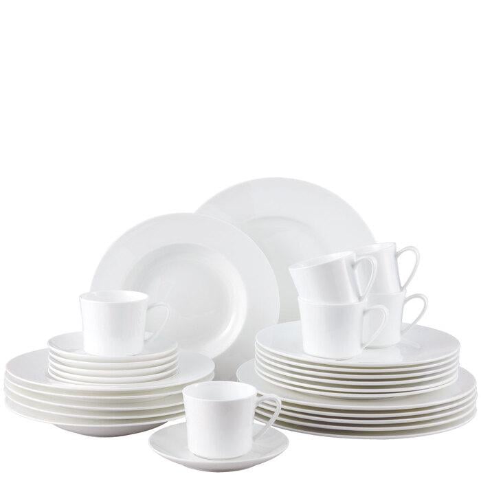 Столовий сервіз Rosenthal Jade на 6 персон Білий (33497549)