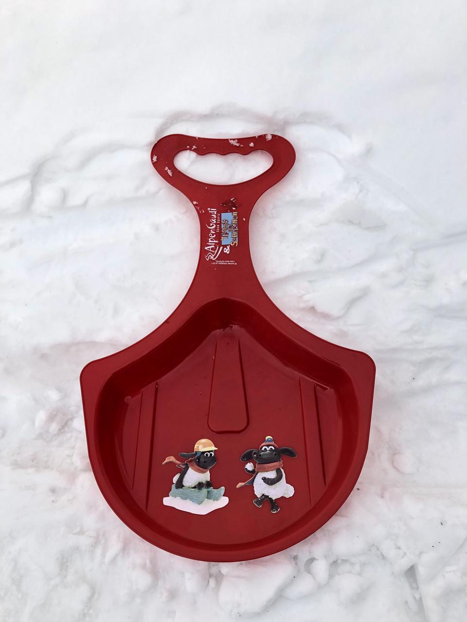 Льодянка з ручкою Alpen Rutscher з малюнком Баранчик Шон Червоний (CNT00011506)