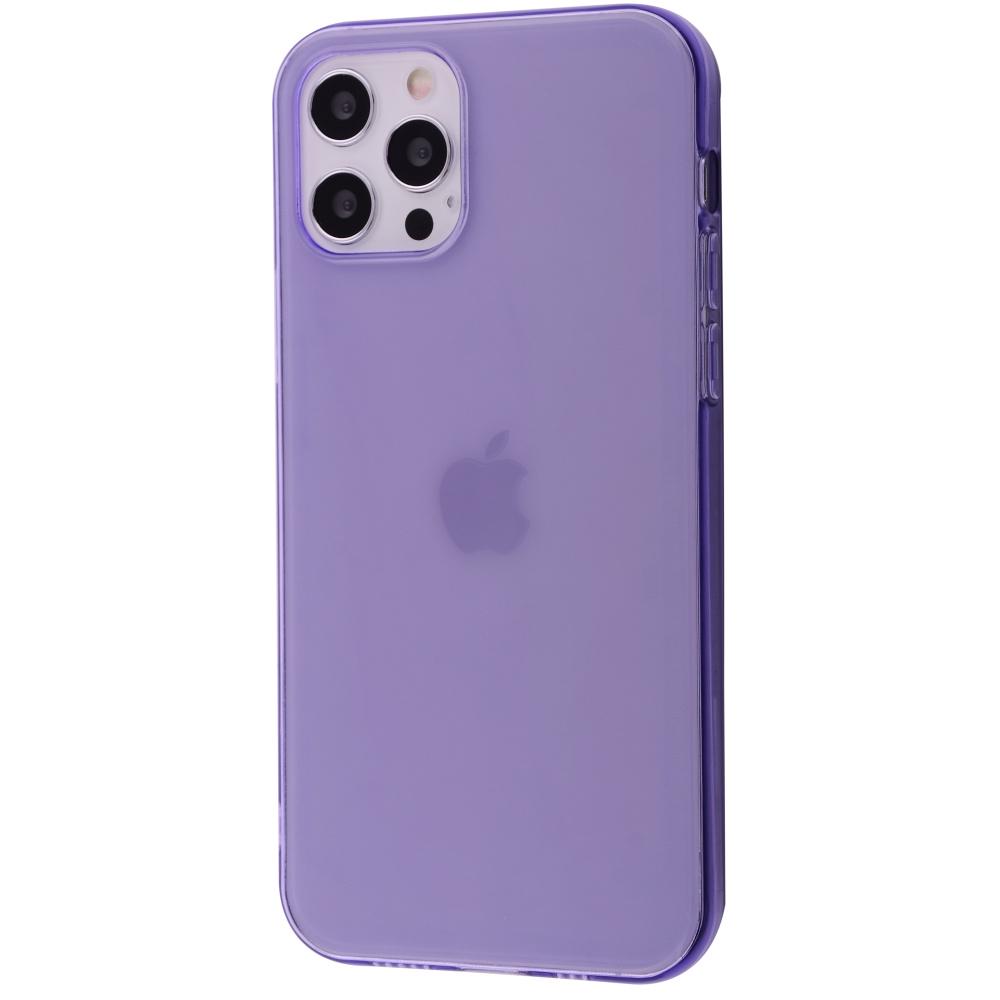 Чохол PRC Star Silicone case TPU для iPhone 12/12 Pro Light-purple - фото 1