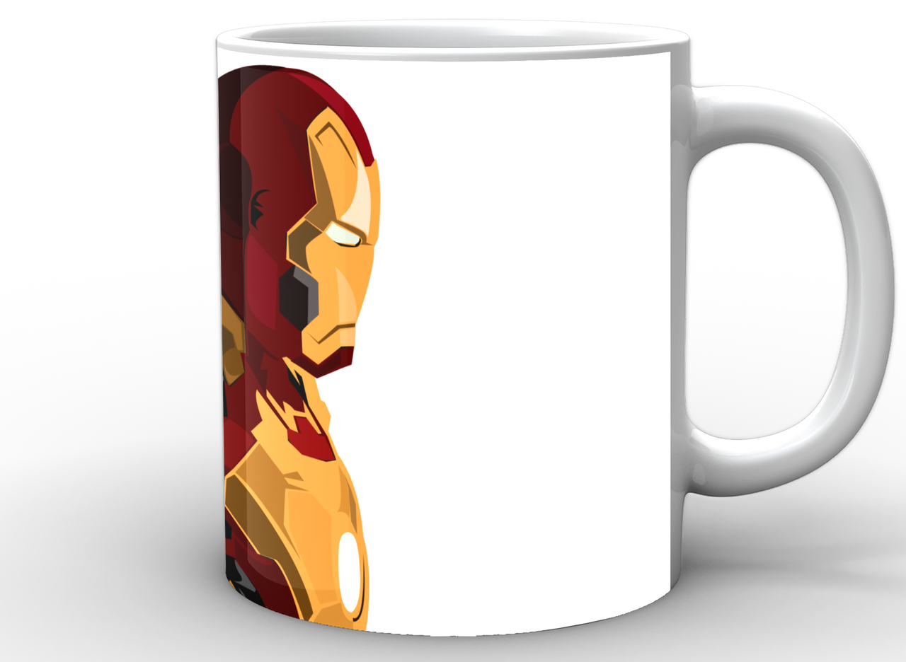 Чашка GeekLand Iron Man минимализм