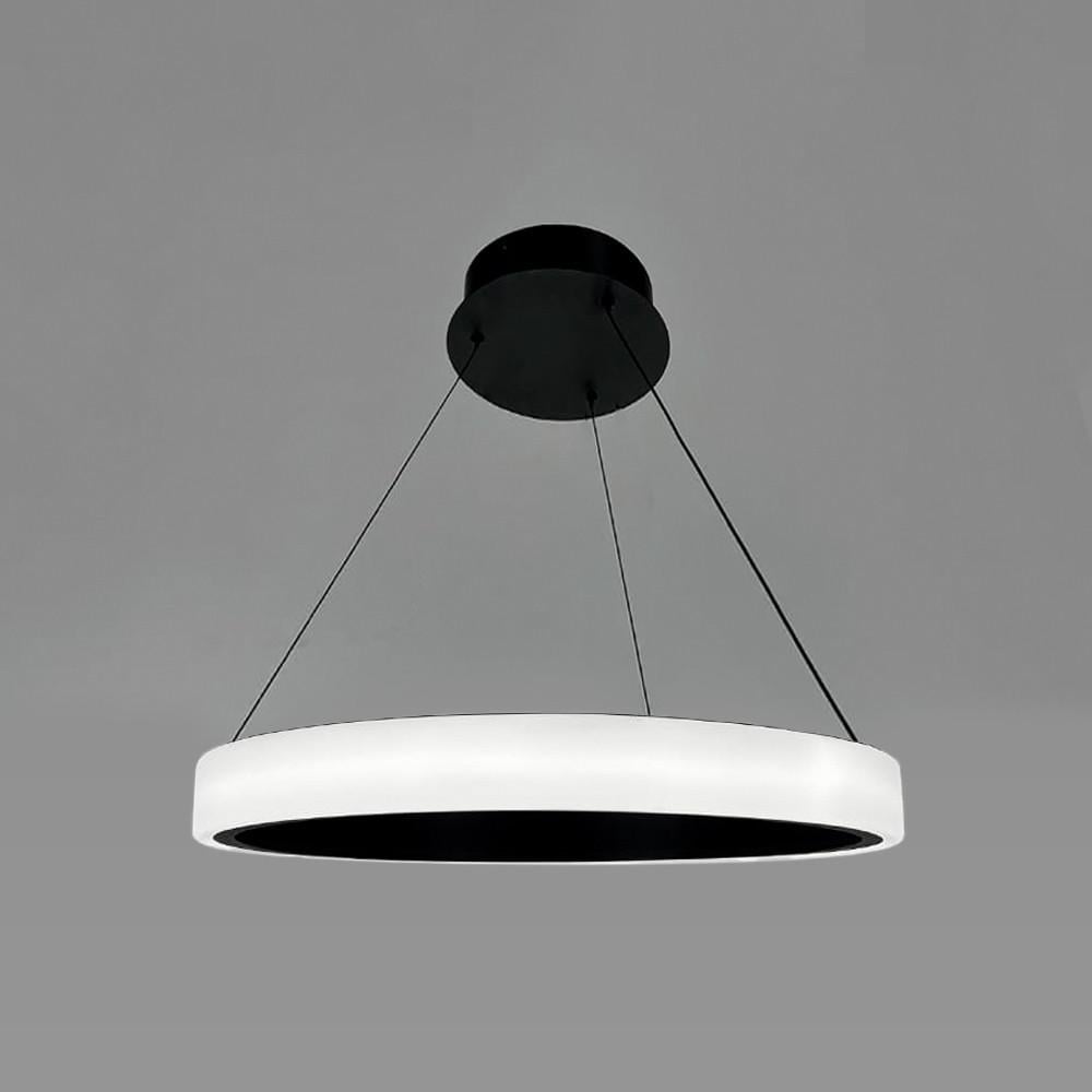 Люстра подвесная LED в кольцевом корпусе Ø 50 см (MJ313-500 BK)