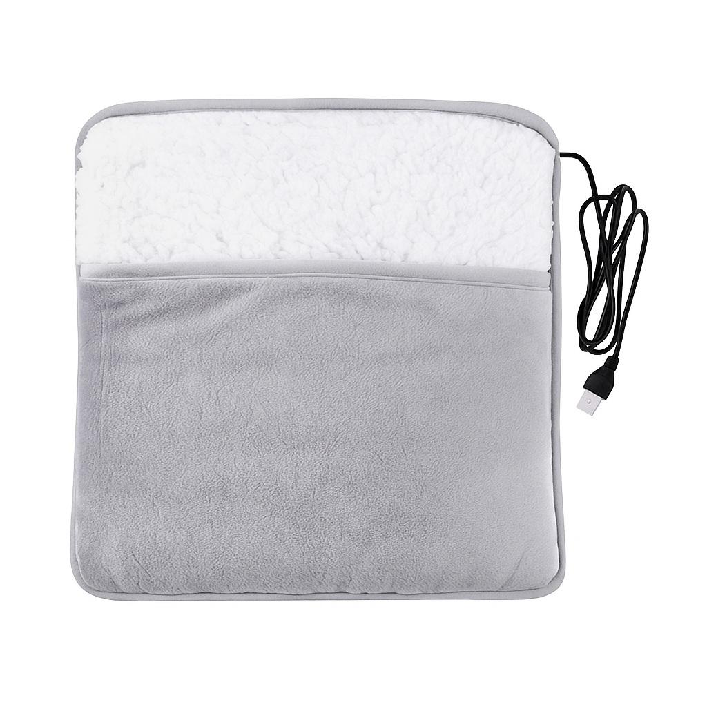 Килимок з підігрівом USB 5V для ніг електричний теплий 29х29 см