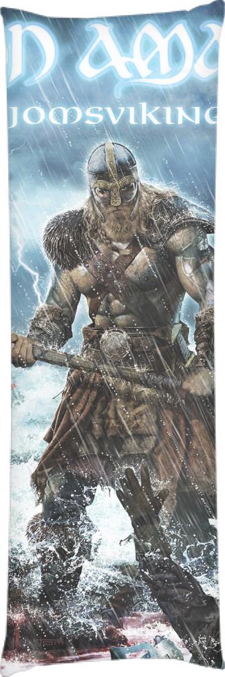 Подушка дакимакура Amon Amarth 1 40x100 см (14106612)
