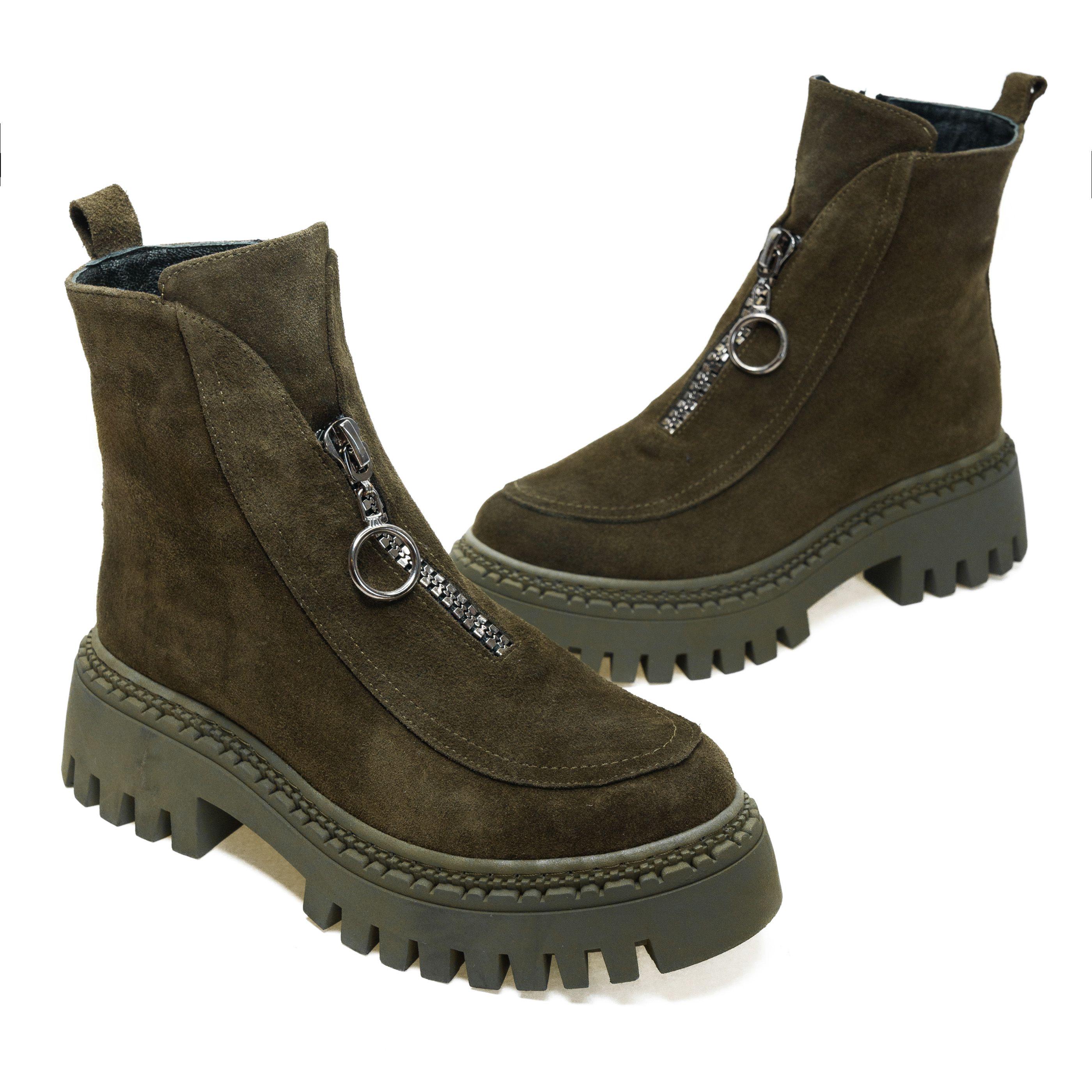 Ботинки Bengzo Baldini 01252 р. 39 Хаки (104361992)