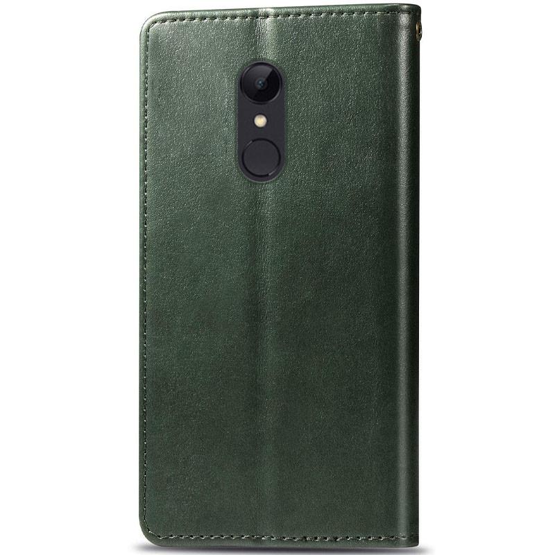 Чехол-книжка кожаный GETMAN Gallant (PU) для Xiaomi Redmi Note 4X (Snapdragon) Зеленый (167302) - фото 4 Чехол-книжка кожаный GETMAN Gallant (PU) для Xiaomi Redmi Note 4X (Snapdragon) Зеленый (167302) - фото 4