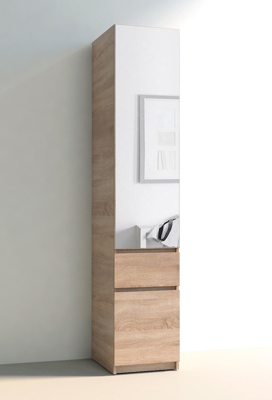 Шкаф в прихожую Мастер Форм Брайт 400х520х2000 мм Дуб сонома (20414)