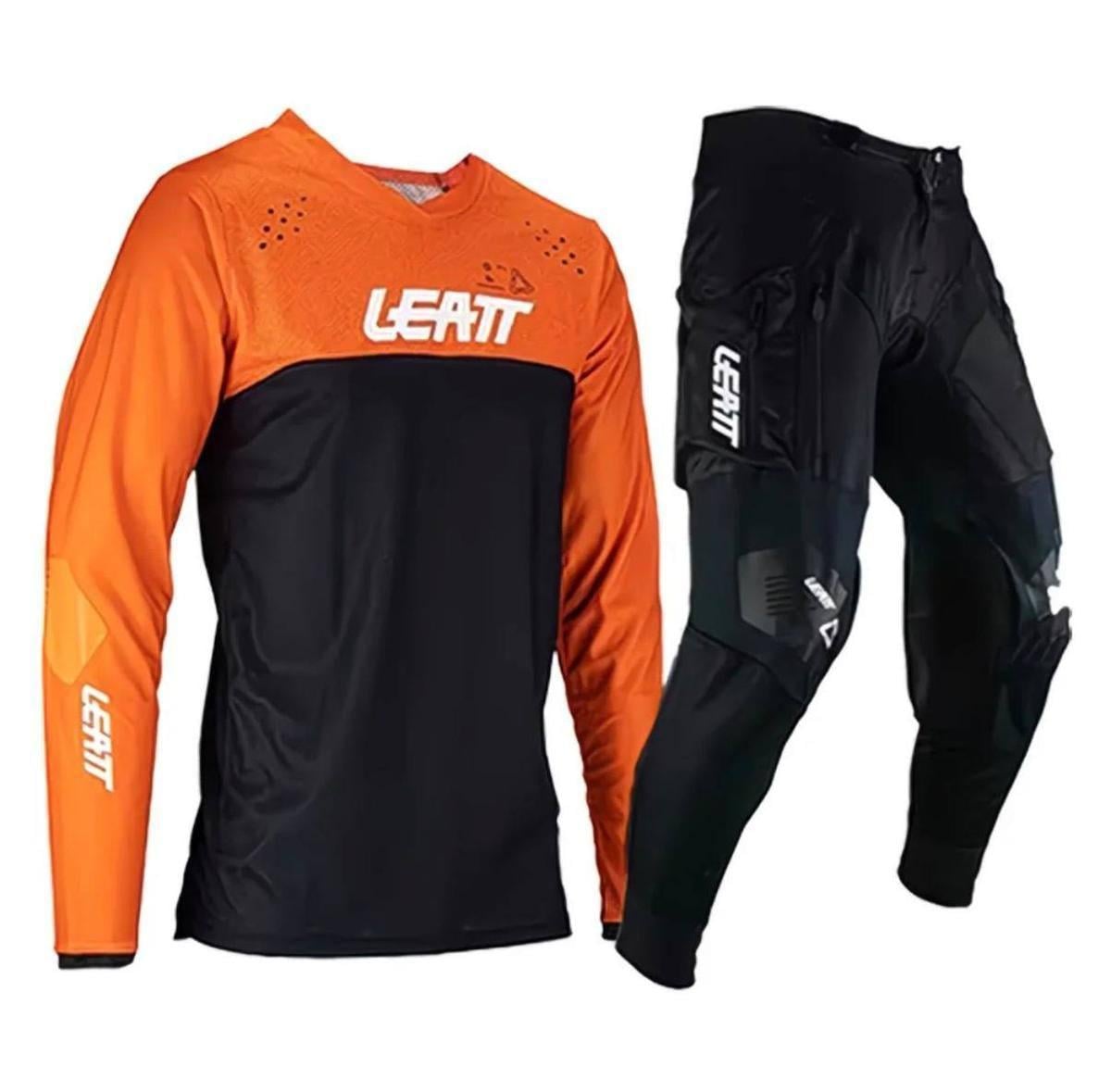 Комплект Leatt Enduro 4.5 р. 34/L Чорний/Помаранчевий