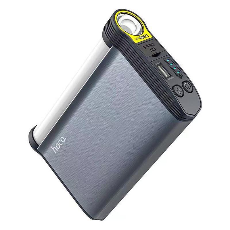 Пусковий пристрій Bluetooth для авто Hoco Emergency Start Power Supply 12000 mAh DB14 Сірий (6adb6e87) - фото 2