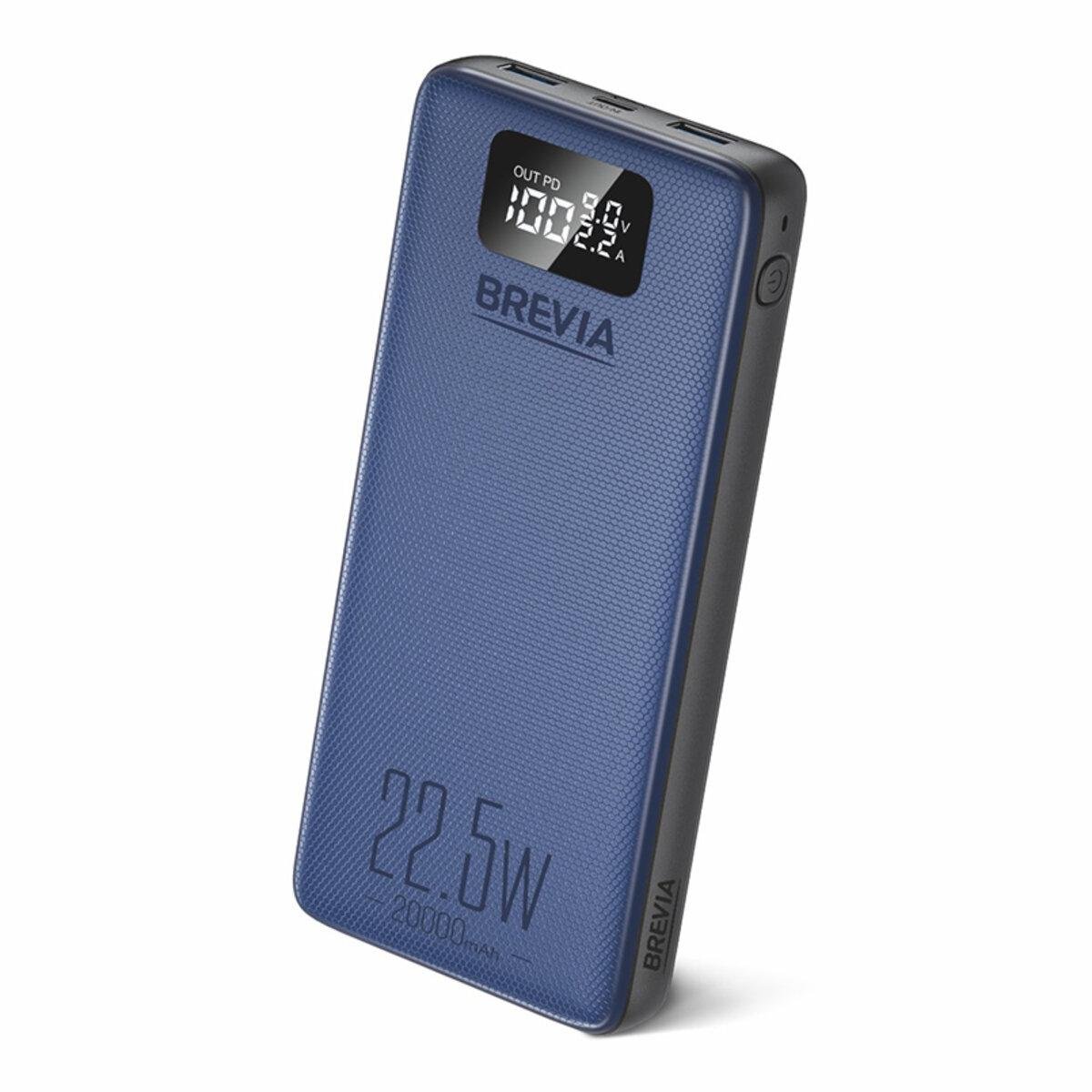 ᐉ Универсальная мобильная батарея Brevia 20000mAh 22,5W Li-Pol, LCD •  Купить в Киеве, Украине • Лучшая цена в Эпицентр