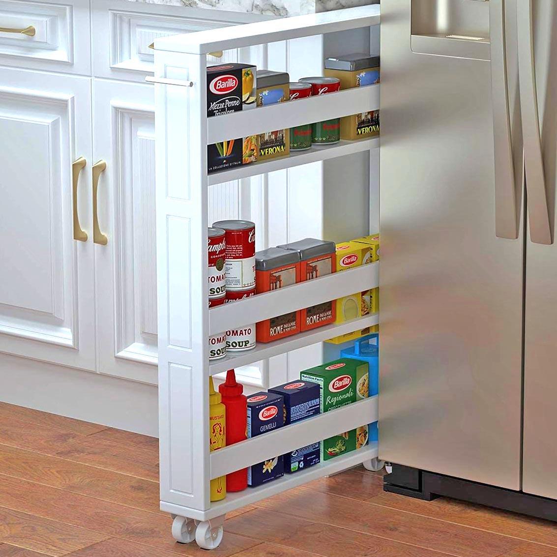 Стеллаж выдвижной из дерева Спанголо Зефир (ВПХ-000220) Стеллаж выдвижной из дерева Спанголо Зефир (ВПХ-000220)