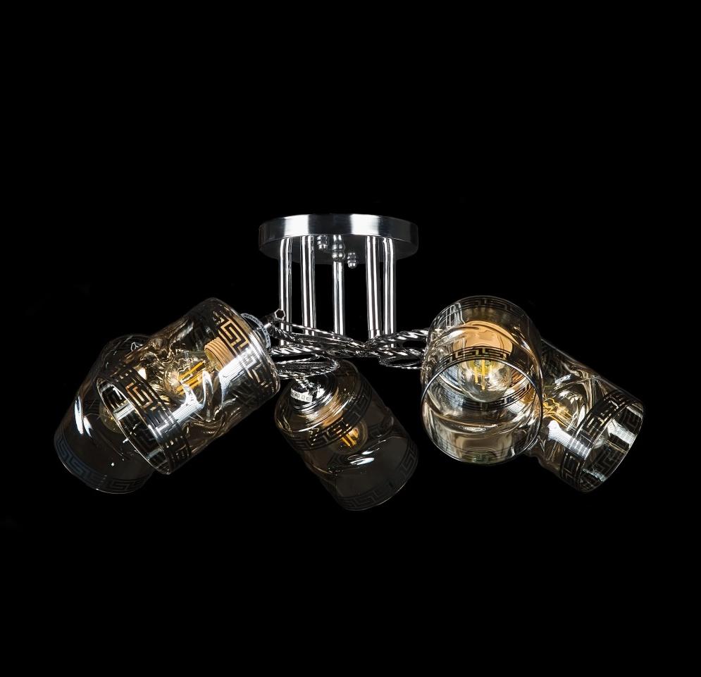 Люстра с плафонами Splendid Ray (L9578B/5 CR)