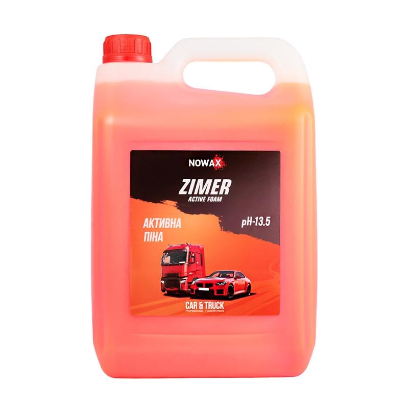 Автошампунь Nowax Zimer Active Foam суперконцентрат для бесконтактной мойки 5 л (NX05135)