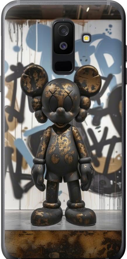 Чехол на Samsung Galaxy A6 Plus 2018 Bronze kaws v2 (6098t-1495-42517)