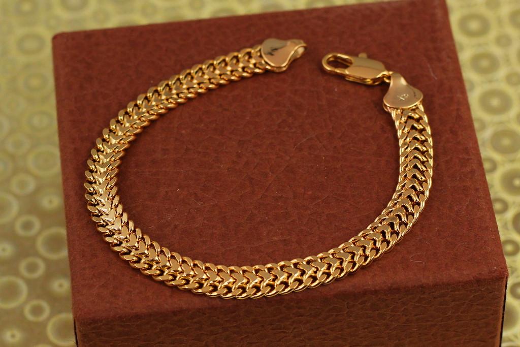 Браслет Xuping Jewelry Питон 19,5 см 7 мм Золотистый (2391204510)