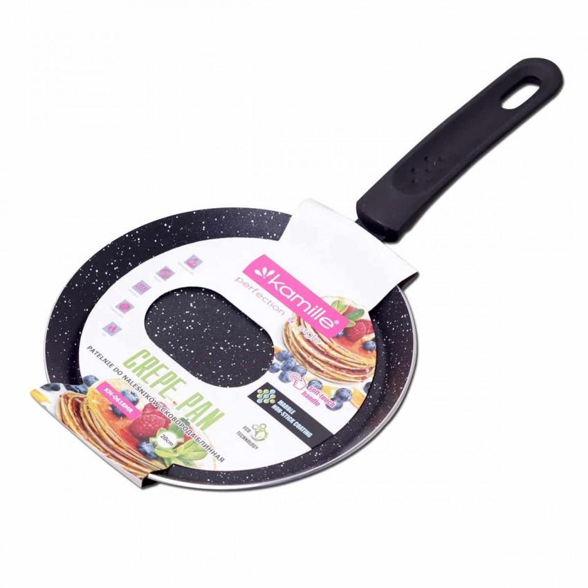 Сковорода Kamille КМ-0618 із мармуровим покриттям 20 см