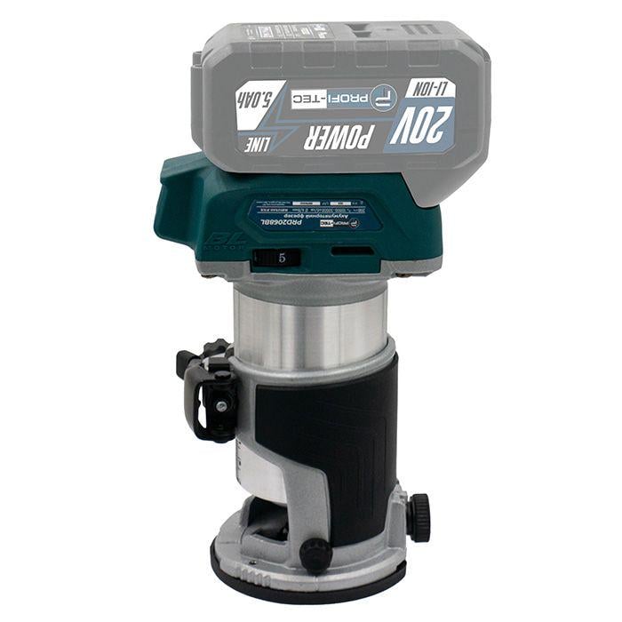 Фрезер аккумуляторный PROFI-TEC 20V PRD2068BL без аккумулятора и зарядного устройства (005707) - фото 3 Фрезер аккумуляторный PROFI-TEC 20V PRD2068BL без аккумулятора и зарядного устройства (005707) - фото 3