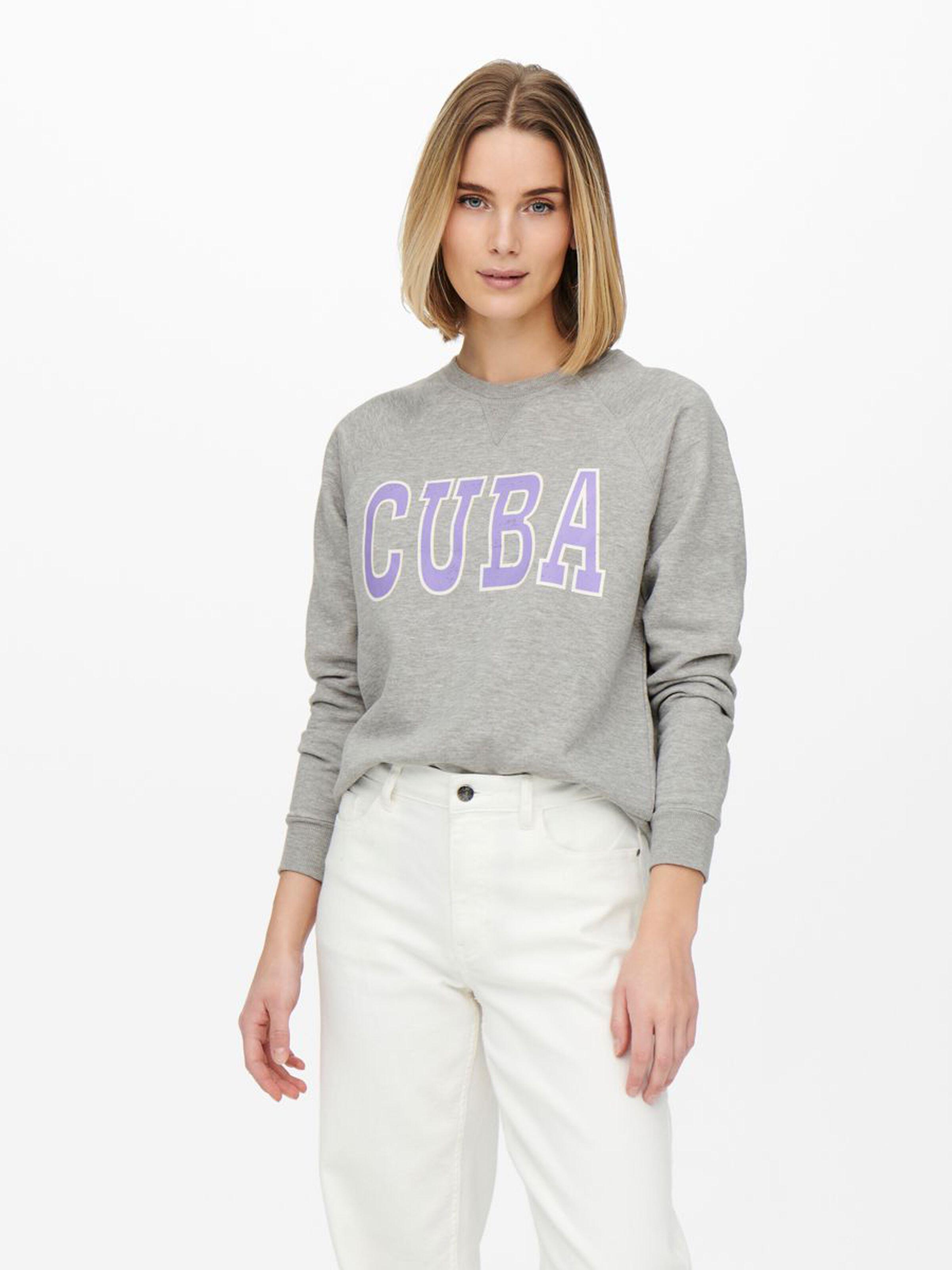 Свитшот женский Only 15215453 M Серый