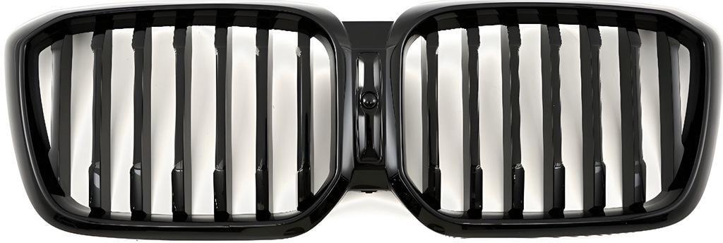 Ноздри 1 Bar 2021+ GBT для BMW X3 G01 2018- гг. пластик Черный глянцевый (146640)