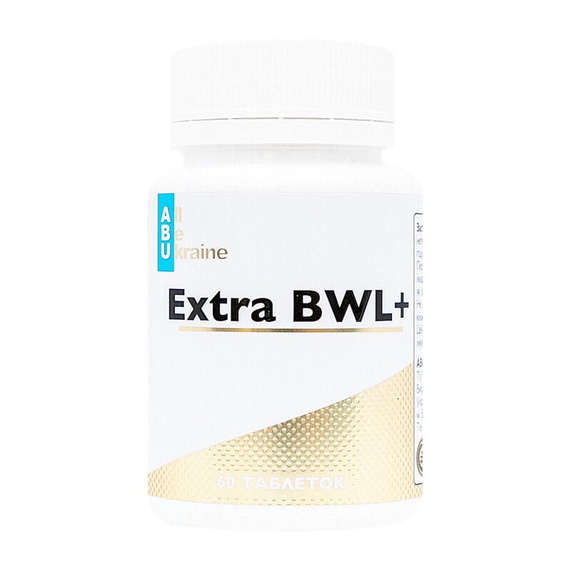Комплекс 7 рослинних екстрактів з чорним горіхом і гвоздикою ABU Extra BWL+ 60 табл.