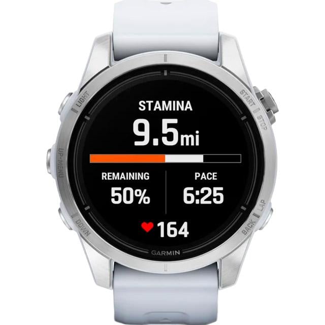 Смарт-часы Garmin Epix Pro Gen 2 42 мм Silver with Whitestone Band (010-02802-00) - фото 9