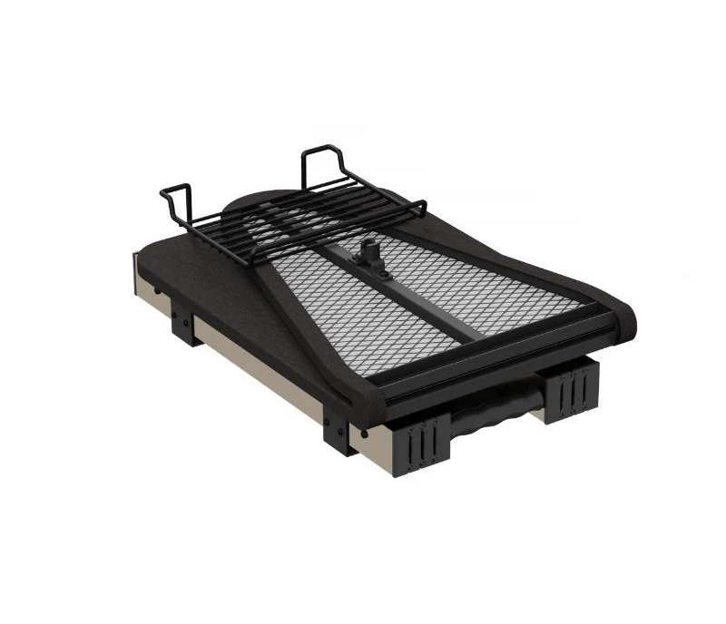 Дошка прасувальна для гардероба Starax розкладна нижнього кріплення Антрацитовий