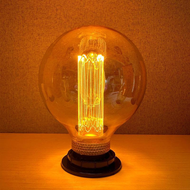 Лампа Едісона Virtual Filament LED G95 RN E27 4W 1800К розбірна (52158) - фото 7