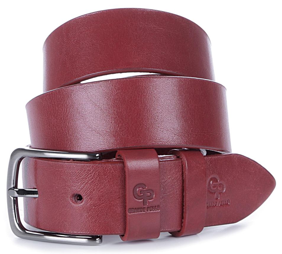 Ремінь жіночий Grande pelle 00915 шкіряний Червоний