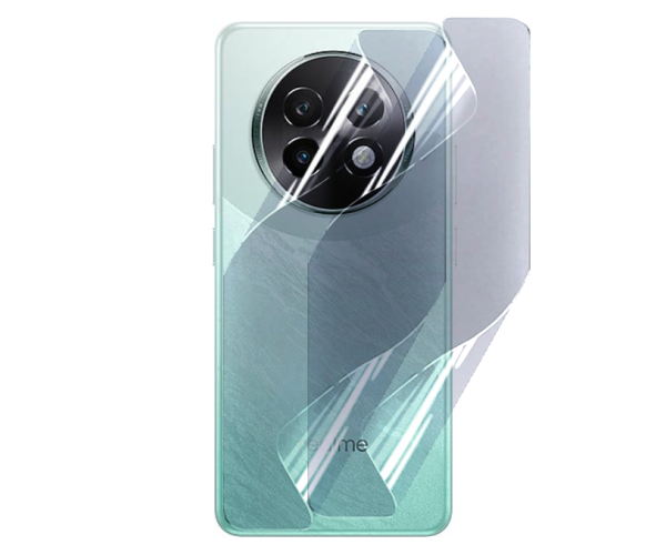 Противоударная гидрогелевая пленка Hydrogel Film для Realme 13 plus на заднюю панель, Transparent