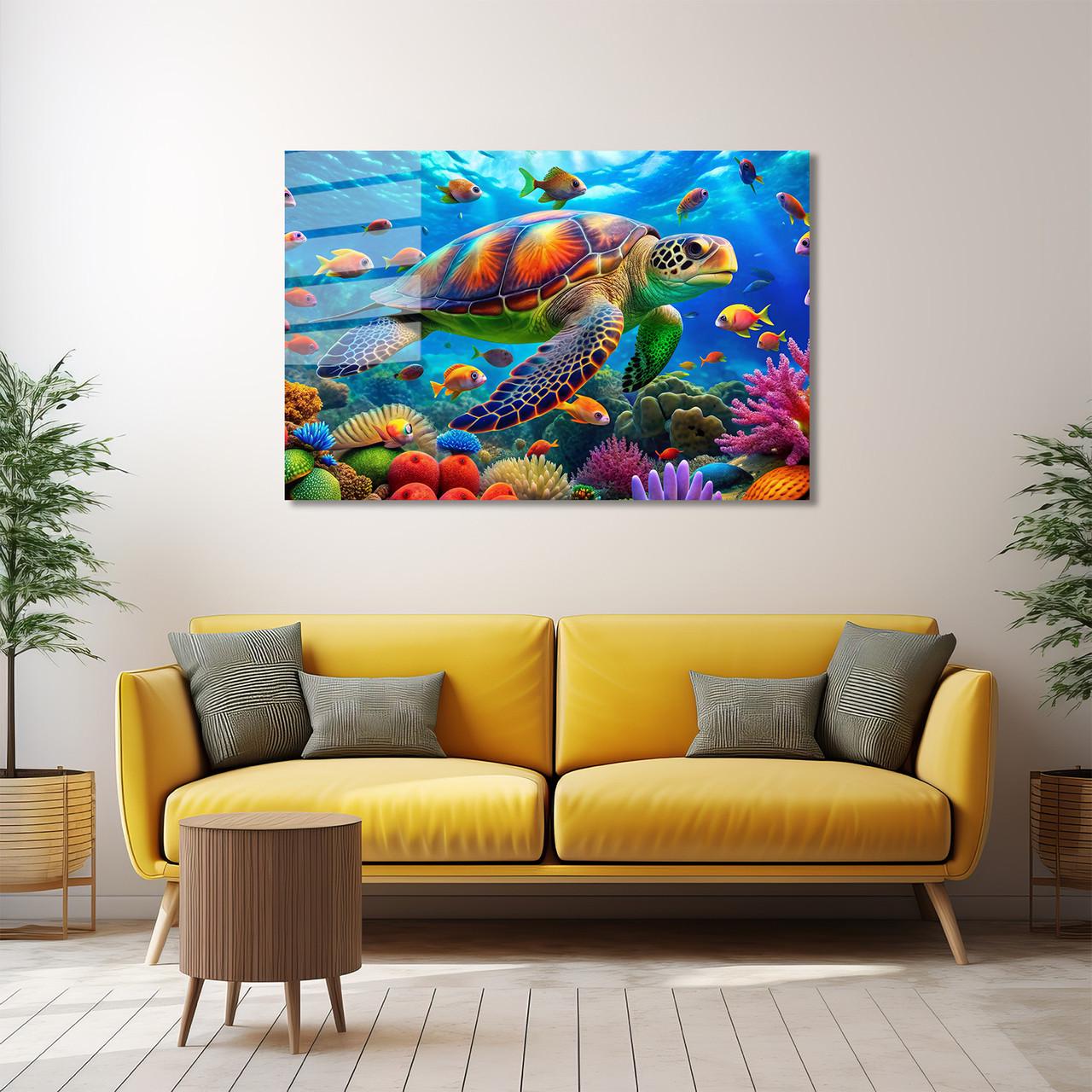 Картина на стекле NovellaPrint Морская гармония 120х80 см (421.4)