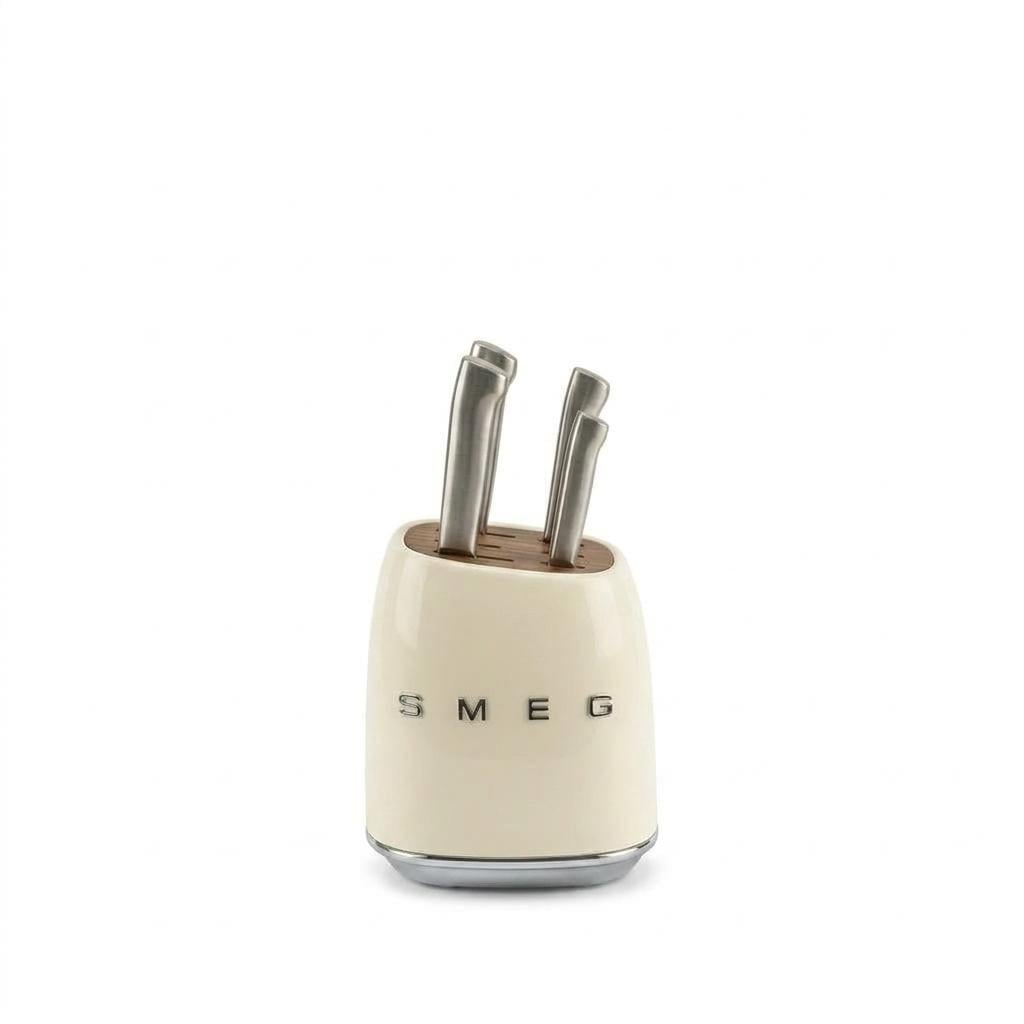 Набір ножів SMEG Italy 7 пр. Кремовий (2185594822)